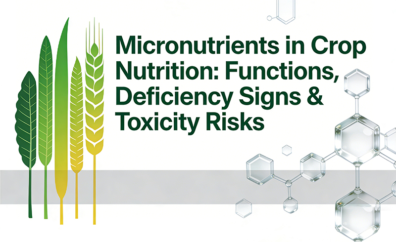Micronutrients in Crop Nutrition Functions, Deficiency Signs & Toxicity Risks