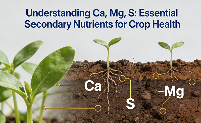Understanding Calcium, Magnesium, and Sulfur Essential Secondary Nutrients for Crop Health