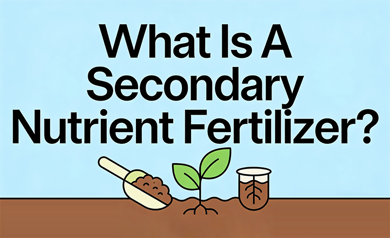 What Is A Secondary Nutrient Fertilizer?