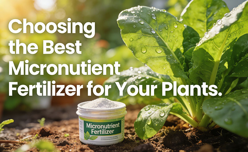 Choosing The Best Micronutrient Fertilizer for Your Plants