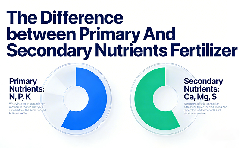 What Is The Difference between Primary And Secondary Nutrients Fertilizer?