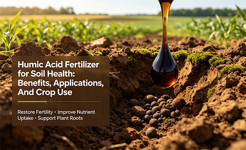 Humic Acid Fertilizer for Soil Health: Benefits, Applications, And Crop Use