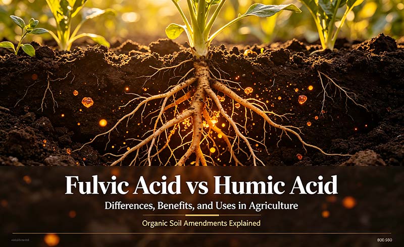 Fulvic Acid vs Humic Acid: Differences, Benefits, and Uses in Agriculture