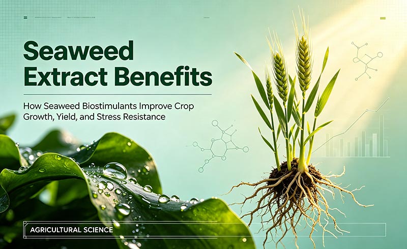 Seaweed Extract Benefits: How Seaweed Biostimulants Improve Crop Growth, Yield, and Stress Resistance