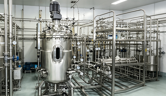 Medium-Scale Integrated Stainless Steel Fermentation System